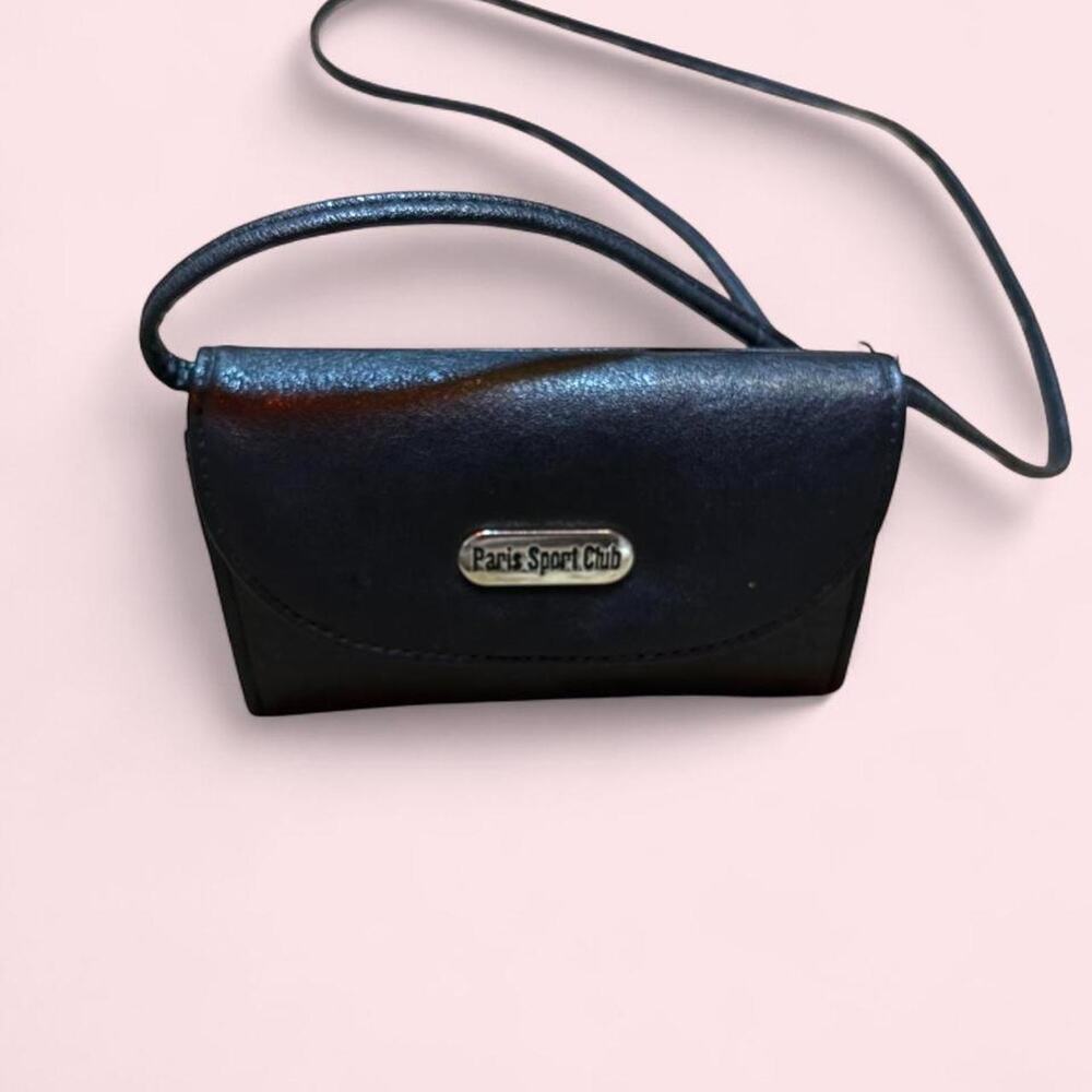 Black pacia sport club crossbody
